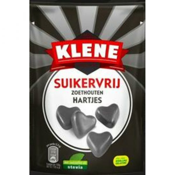 3x Klene Zoethout Hartjes Suikervrij 105 gr