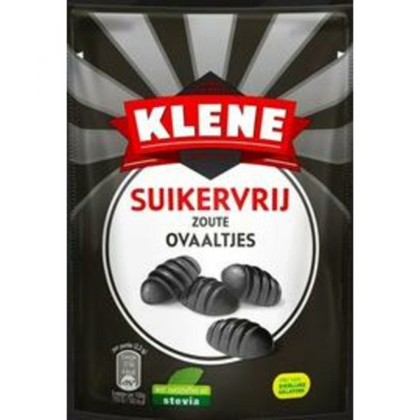 3x Klene Zoute Ovaaltjes Suikervrij 105 gr