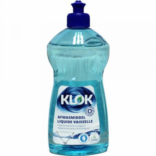 8x Klok Afwasmiddel Eco 500 ml