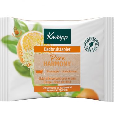 12x Kneipp Badbruistablet Oranje Lindebloesem 80 gr