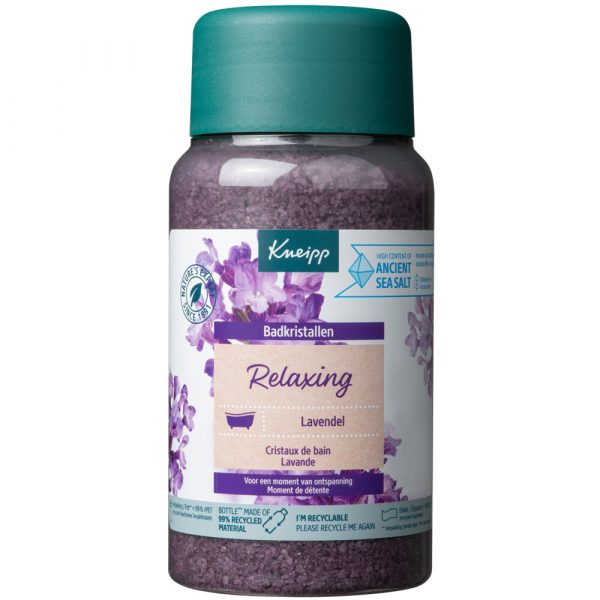 6x Kneipp Badkristallen Relaxing Lavendel 600 gr