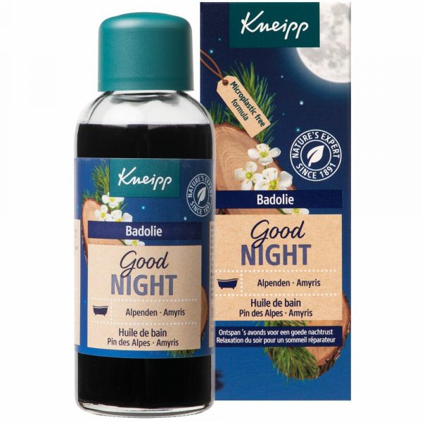 6x Kneipp Badolie Good Night 100 ml