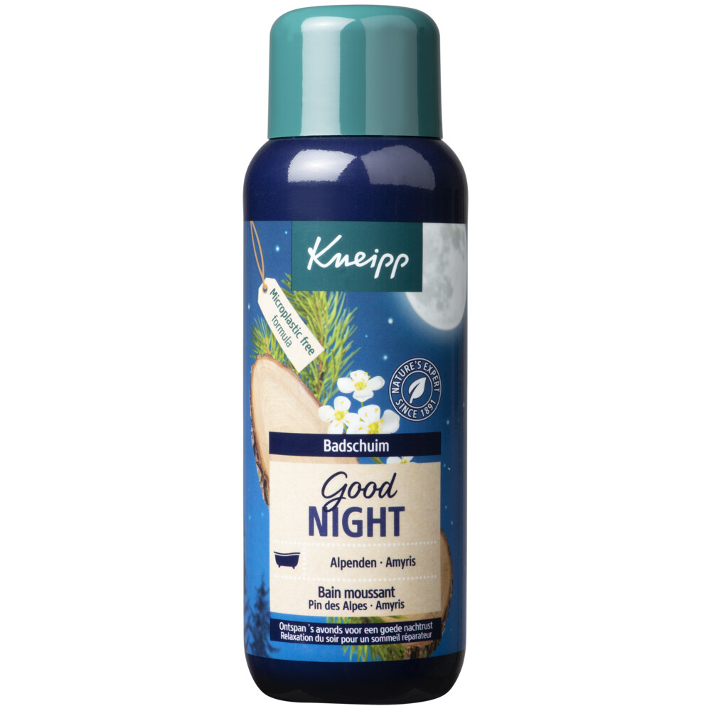 6x Kneipp Badschuim Good Night 400 ml