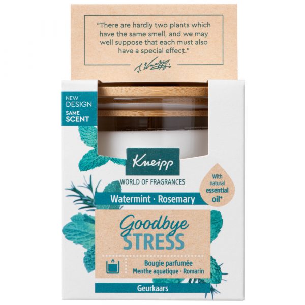 3x Kneipp Geurkaars Goodbye Stress - Watermint en Rosemary