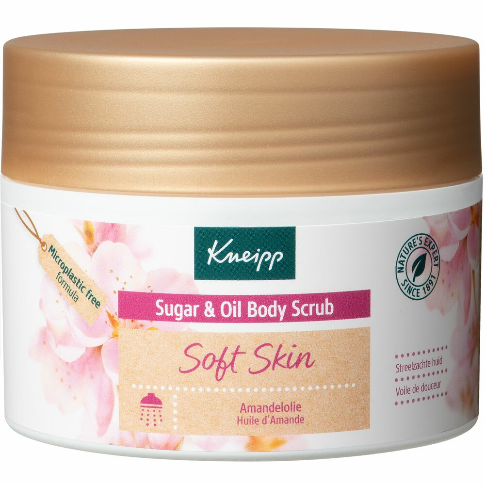 4x Kneipp Sugar Body Scrub Amandel 220 gr