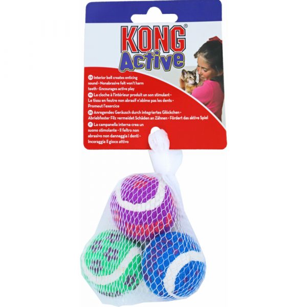 Kong Active Cat Tennisballen 3 stuks