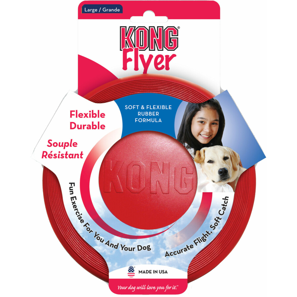 Kong Flyer Frisbee Rood 22