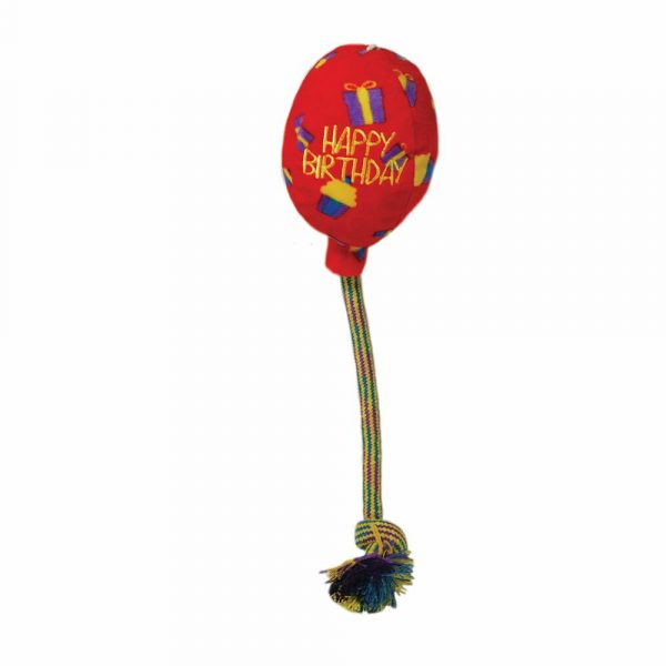 Kong Occasions Birthday Balloon Rood M 20 cm