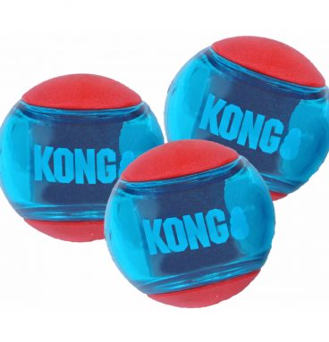 Kong Squeezzz Action M 6 cm - 3 stuks