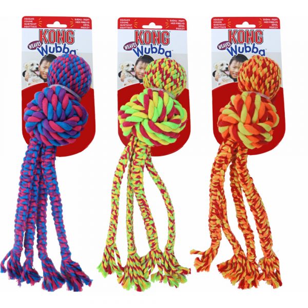 Kong Wubba Weaves Rope L 38 cm