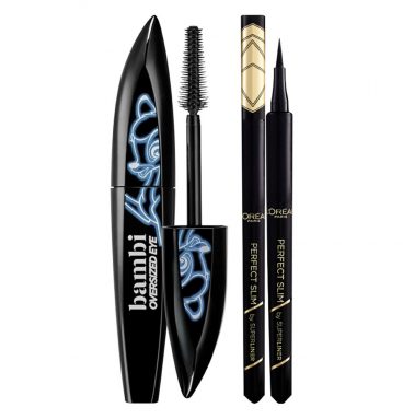 L'Oréal Bambi XXL Mascara en Super Liner Perfect Slim Eyeliner Pakket