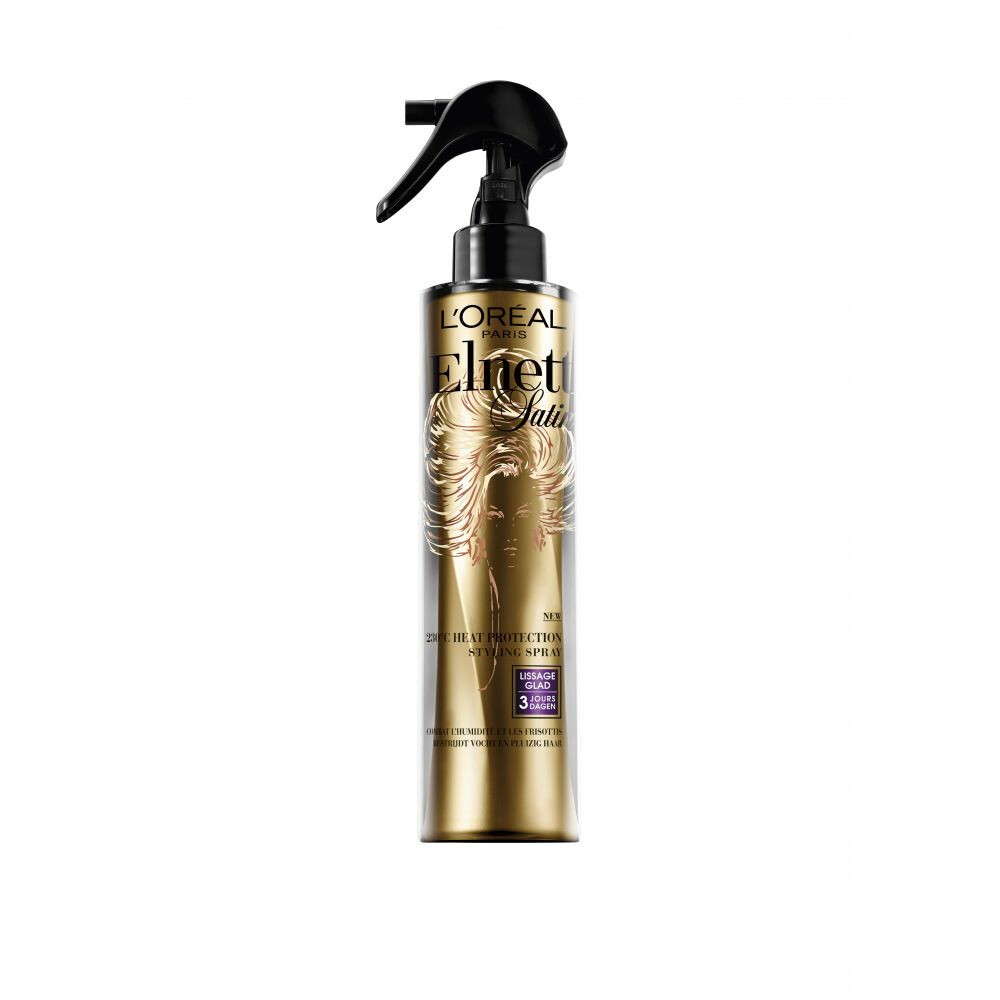 3x L'Oréal Elnett Heat Protection Straight 170 ml