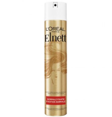 6x L'Oréal Elnett Satin Normale Fixatie Haarspray 300 ml