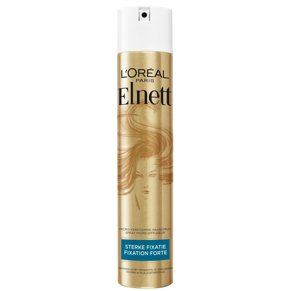 6x L'Oréal Elnett Satin Sterke Fixatie Haarspray 300 ml