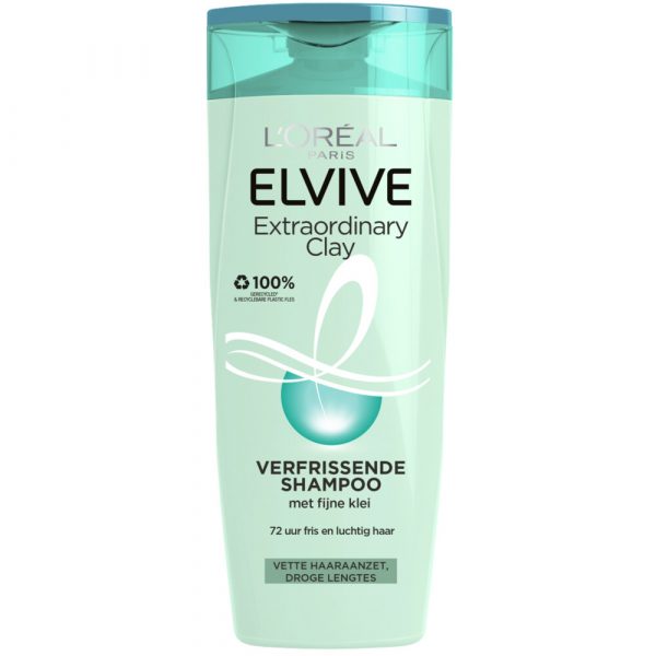 6x L'Oréal Elvive Extraordinary Clay Shampoo 250 ml