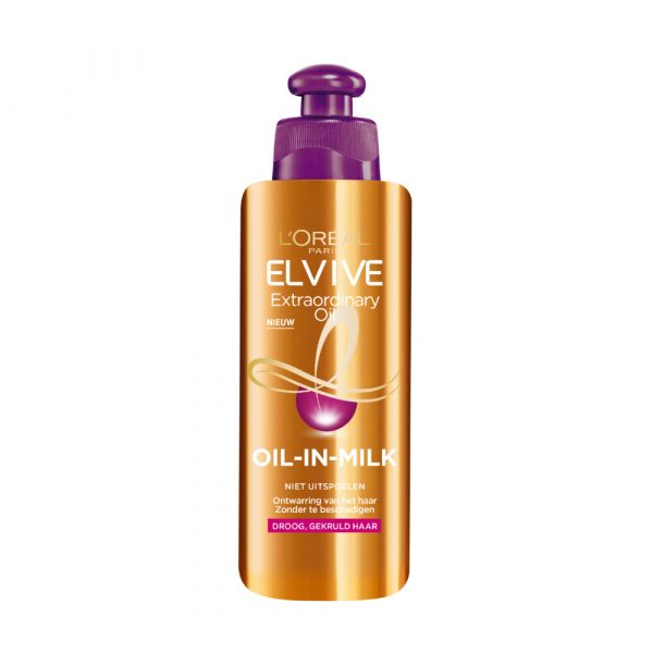 L'Oréal Elvive Extraordinary Oil Krulverzorging Oil-In-Milk 200 ml