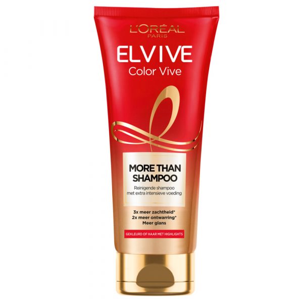 6x L'Oréal Elvive More Than Shampoo Color Vive 200 ml