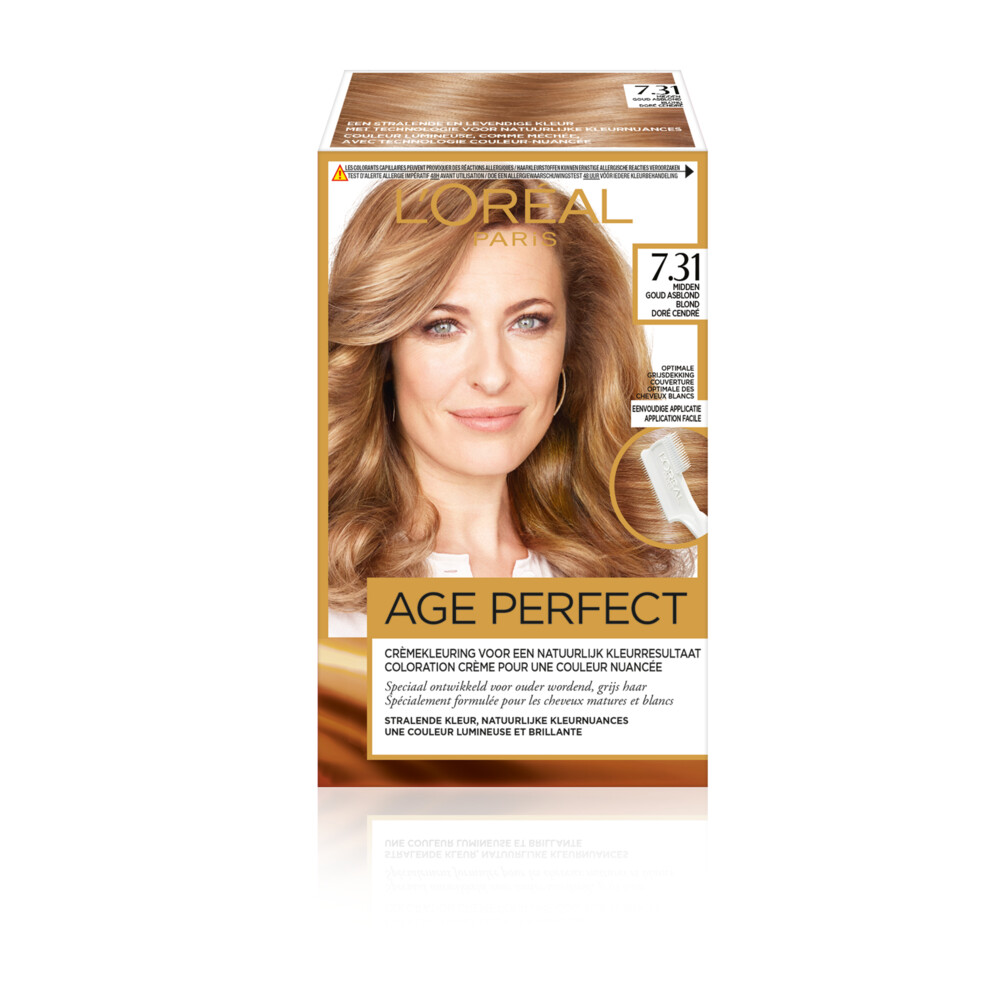 L'Oréal Excellence Age Perfect Haarverf 7.31 Midden Goud Asblond