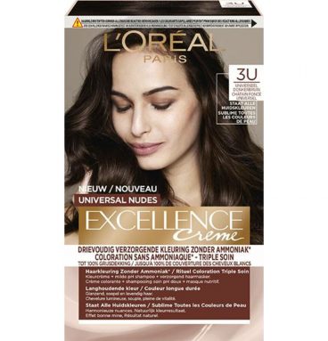 L'Oréal Excellence Creme Universal Nudes 3U Universeel Donkerbruin