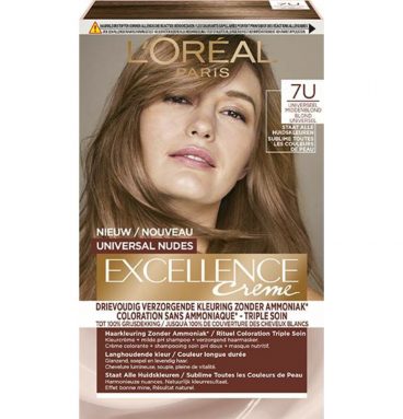 L'Oréal Excellence Creme Universal Nudes 7U Universeel Middenblond