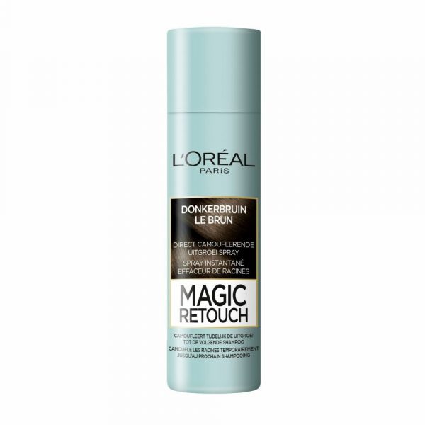 3x L'Oréal Magic Retouch Uitgroeispray Donkerbruin 150 ml