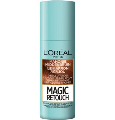 3x L'Oréal Magic Retouch Uitgroeispray Mahonie Middenbruin 75 ml