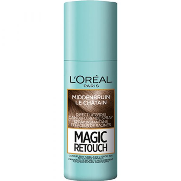 L'Oréal Magic Retouch Uitgroeispray Middenbruin 75 ml