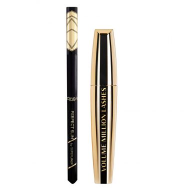 L'Oréal Million Lashes Eyeliner en Mascara Pakket