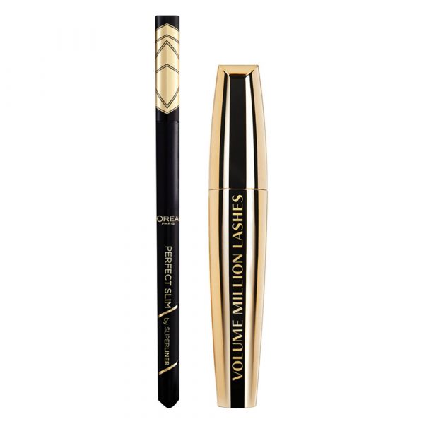 L'Oréal Million Lashes Eyeliner en Mascara Pakket