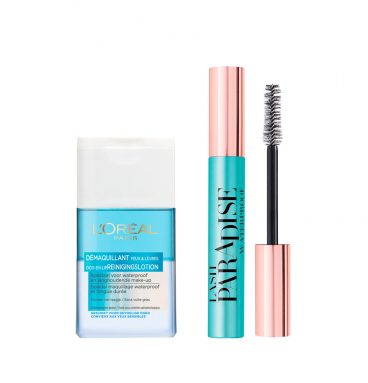 L'Oréal Paris Reinigingslotion&Paradise Extatic Mascara Pakket