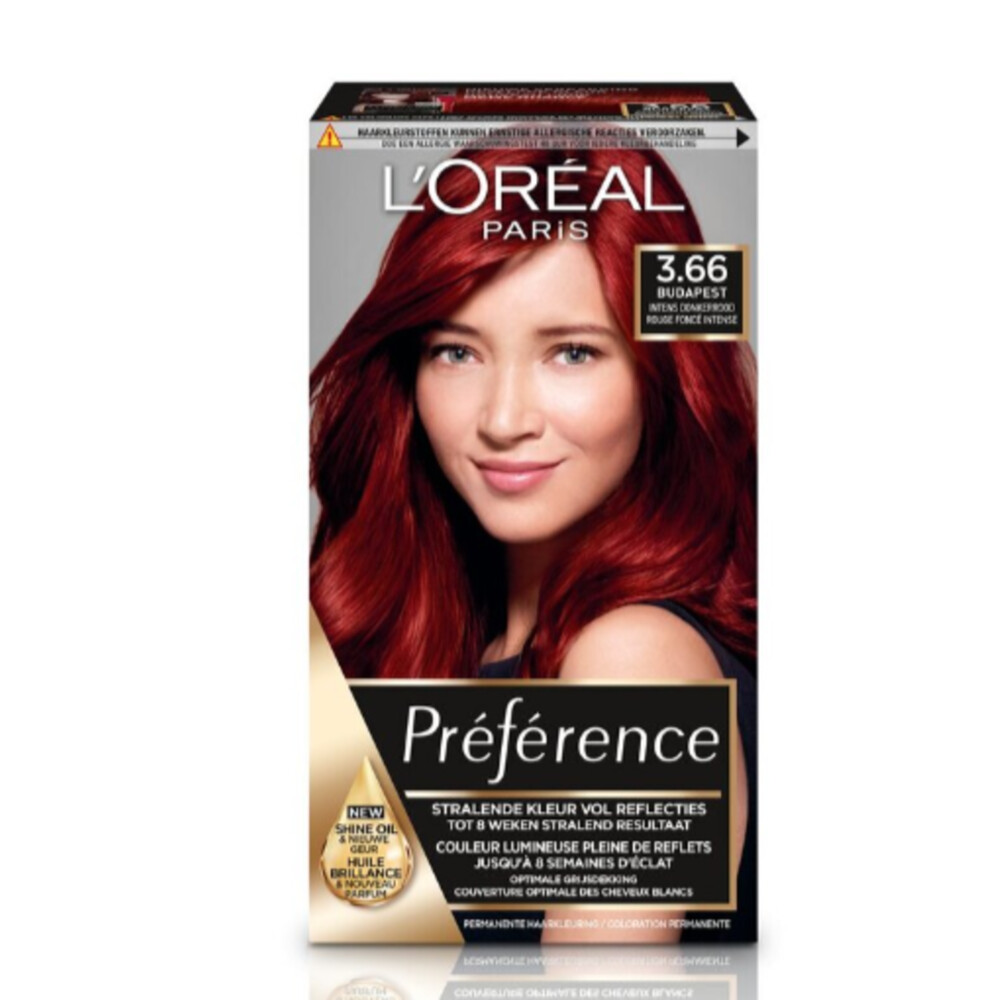 L'Oréal Preference Haarkleuring 3.66 Intens Donkerrood