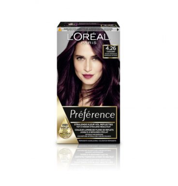 3x L'Oréal Preference Haarkleuring 4.26 Tuscany - Intens Bordeaux