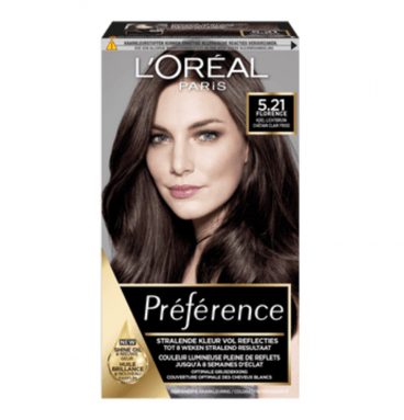 L'Oréal Preference Haarkleuring 5.21 Koel Lichtbruin