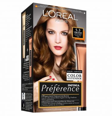 3x L'Oréal Preference Haarkleuring 5.3 Virginie - Licht Goudbruin