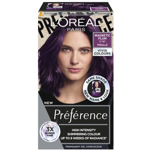 6x L'Oréal Preference Vivids Haarkleuring 3.161 Magnetic Plum