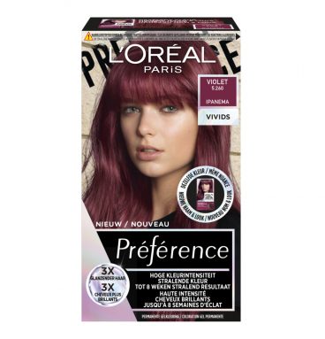 L'Oréal Preference Vivids Haarkleuring 5.26 Violet