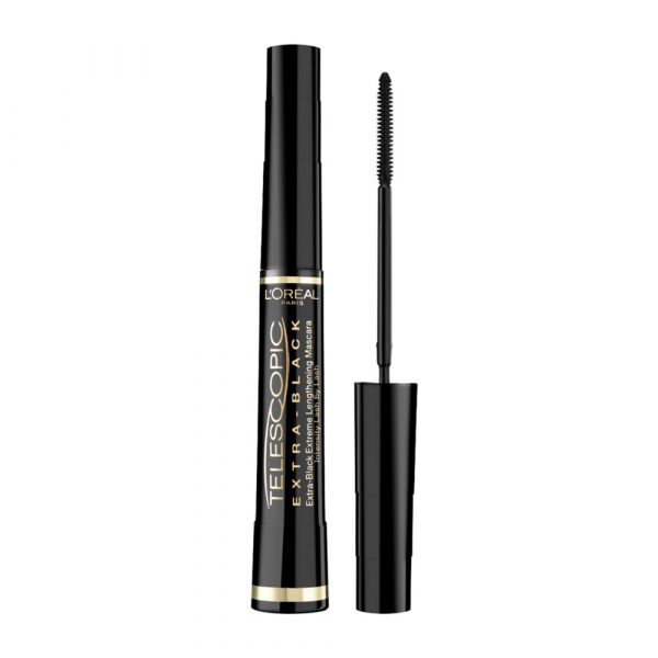 3x L'Oréal Telescopic Carbon Black Mascara