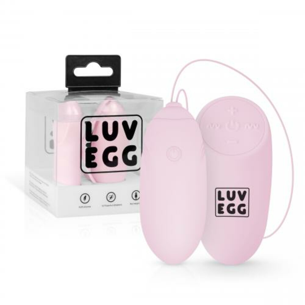 LUV EGG Oplaadbaar Vibrerend Eitje Roze