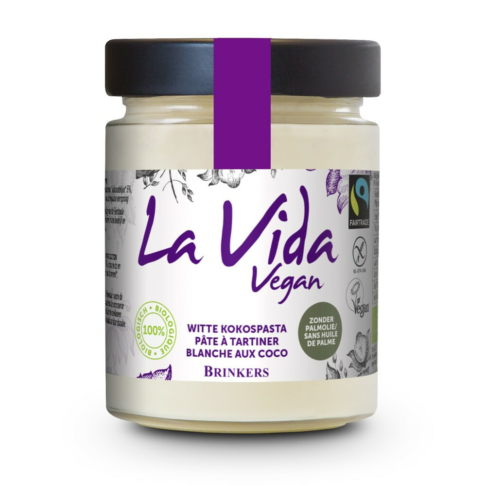 3x La Bio Idea Witte Kokospasta Bio 270 gr