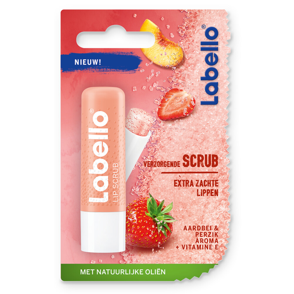 Labello Lipscrub Strawberry / Peach