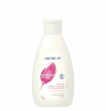 4x Lactacyd Wasemulsie Gevoelige Huid 200 ml