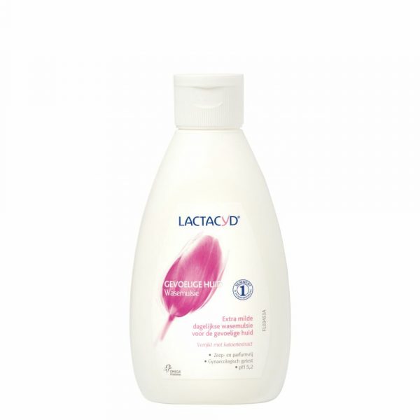 4x Lactacyd Wasemulsie Gevoelige Huid 200 ml