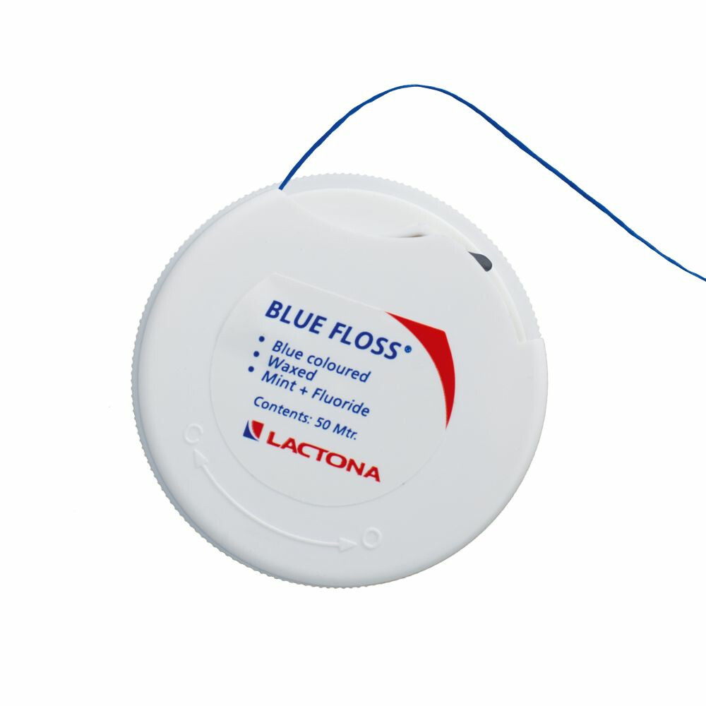 6x Lactona Floss Blue 50 mtr.