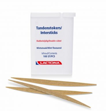 10x Lactona Intersticks Tandenstokers 100 stuks