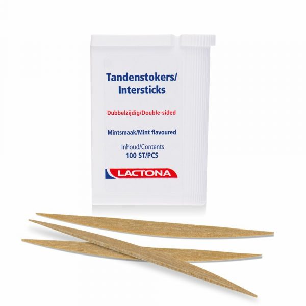 10x Lactona Intersticks Tandenstokers 100 stuks