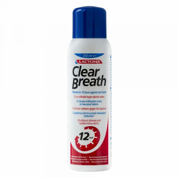 12x Lactona Mondspoeling Clear Breath 300 ml