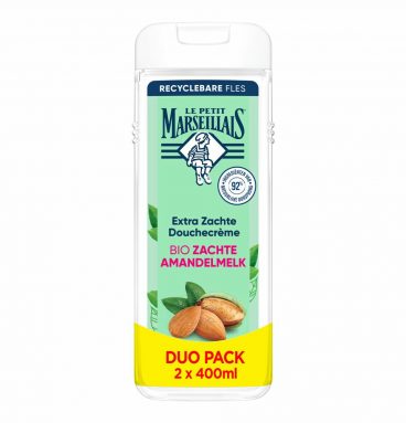 Le Petit Marseillais Douchecrème Sweet Almond 2x400 ml