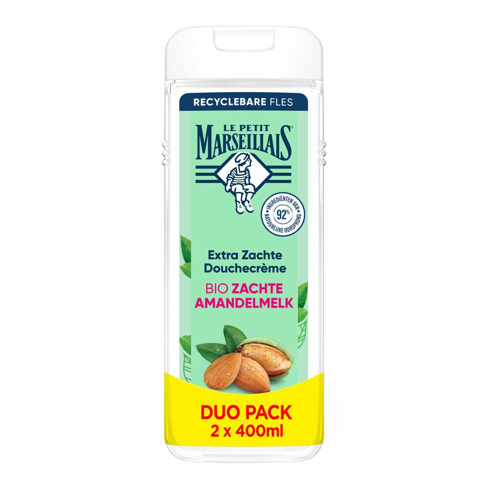 Le Petit Marseillais Douchecrème Sweet Almond 2x400 ml