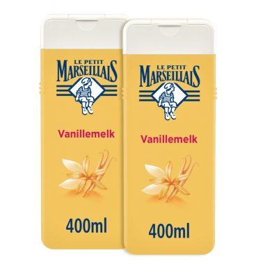 Le Petit Marseillais Douchecrème Vanillemelk 2 x 400 ml