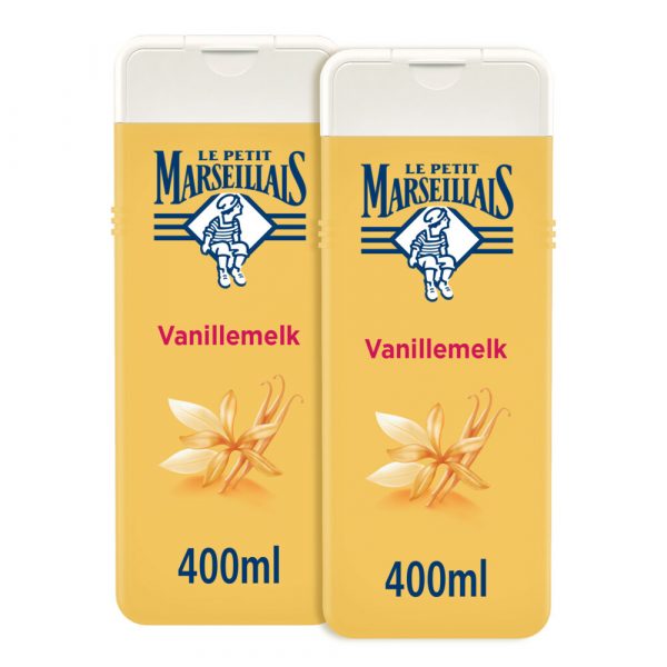 Le Petit Marseillais Douchecrème Vanillemelk 2 x 400 ml